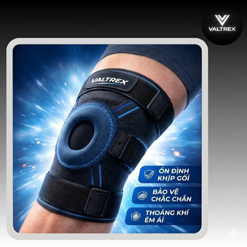 Bó Gối Valtrex – Giải Pháp Bảo Vệ Đầu Gối Khi Tập Luyện Thể Thao - Lựa chọn số 1 khi tập thể dục, thể thao